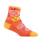 Darn Tough Vermont Women's Fruit Stand Shorty Lightweight Lifestyle Sock - Grapefruit - Lenny's Shoe & Apparel