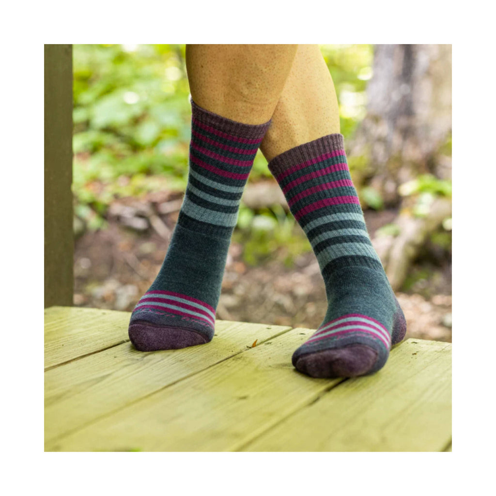 Darn Tough Vermont Women's Gatewood Boot Full Cushion Sock - Denim - Lenny's Shoe & Apparel