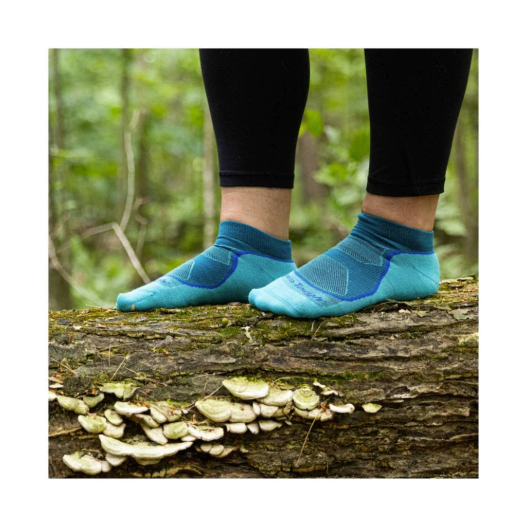 Darn Tough Vermont Women's No Show Lightweight Socks - Cascade - Lenny's Shoe & Apparel