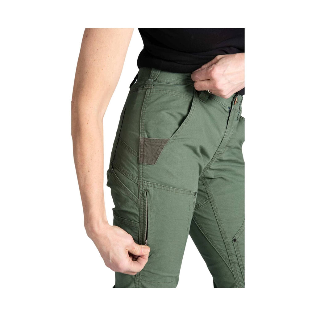 Dovetail Women's Britt X Ultra Light Work Pants - Lichen Green Ripstop - Lenny's Shoe & Apparel