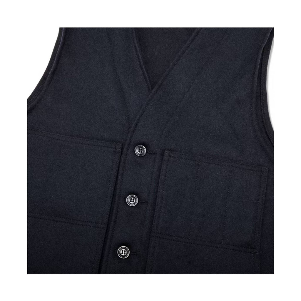 Filson Men's Mackinaw Wool Vest - Navy - Lenny's Shoe & Apparel