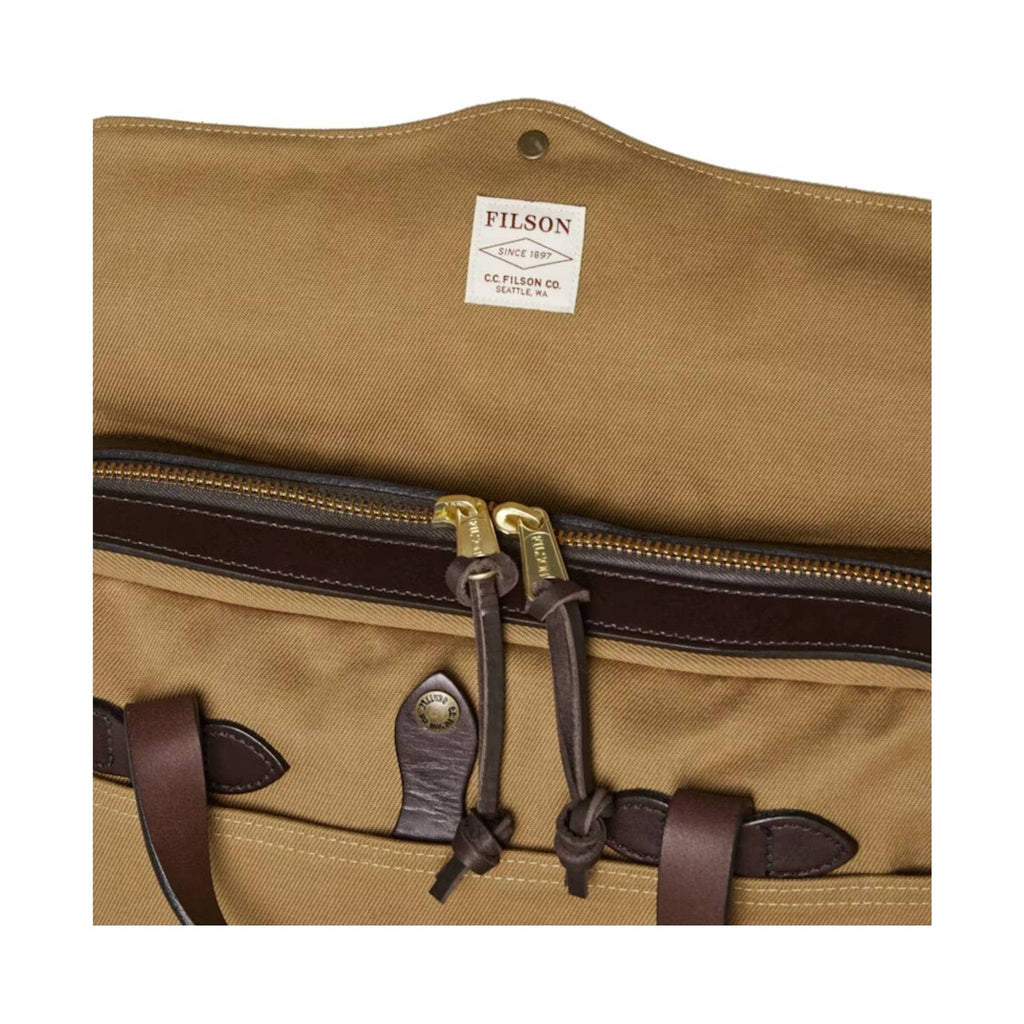 Filson Rugged Twill Original Briefcase - Tan - Lenny's Shoe & Apparel