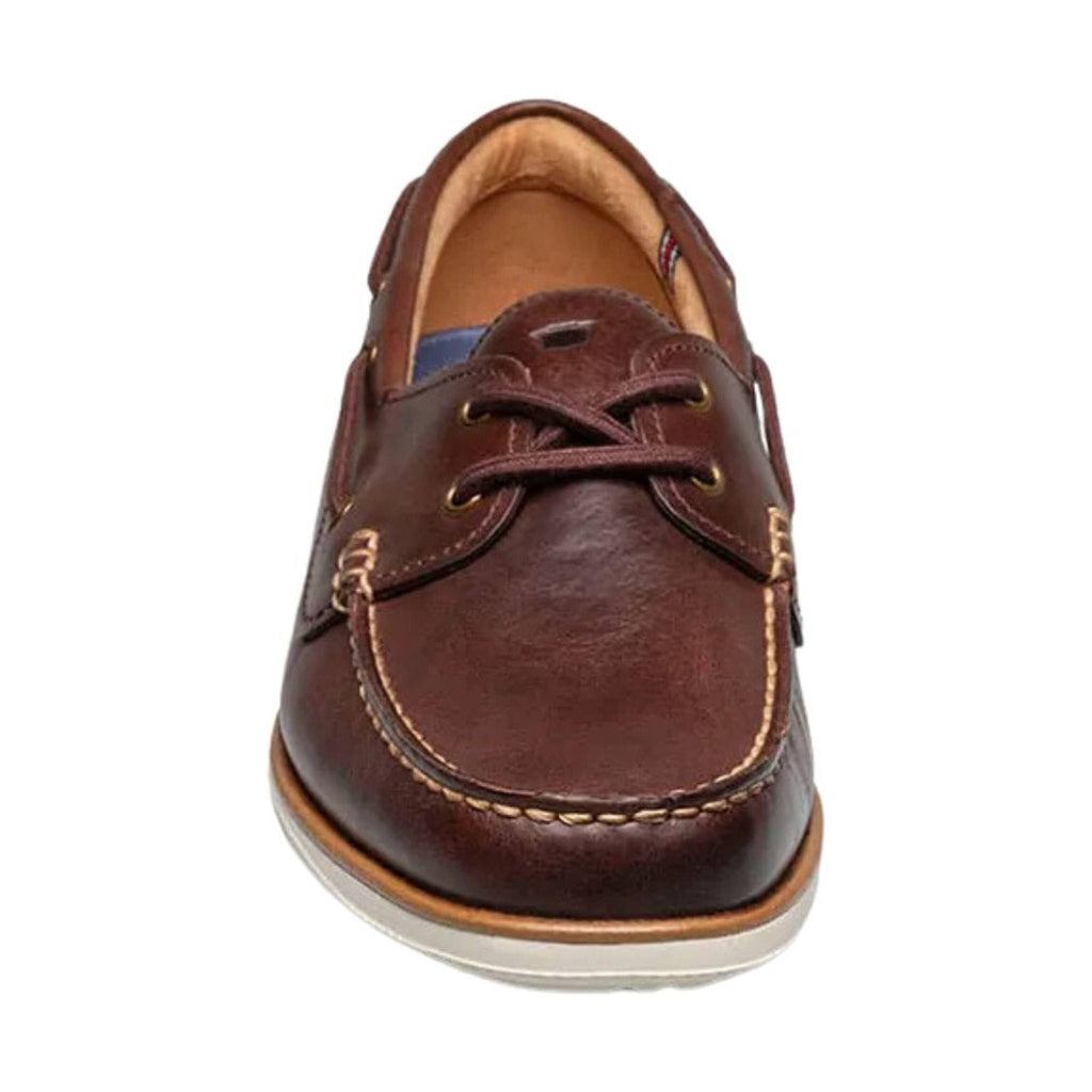 Florsheim Men's Atlantic Moc Toe Boat Shoe - Chocolate - Lenny's Shoe & Apparel