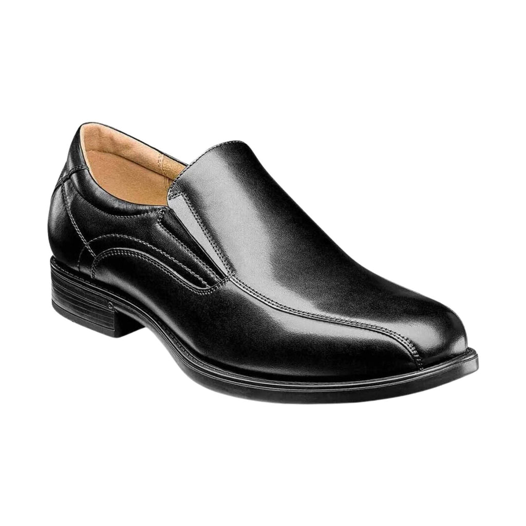 Florsheim Men's Midtown Bike Toe Slip On Shoe - Black - Lenny's Shoe & Apparel