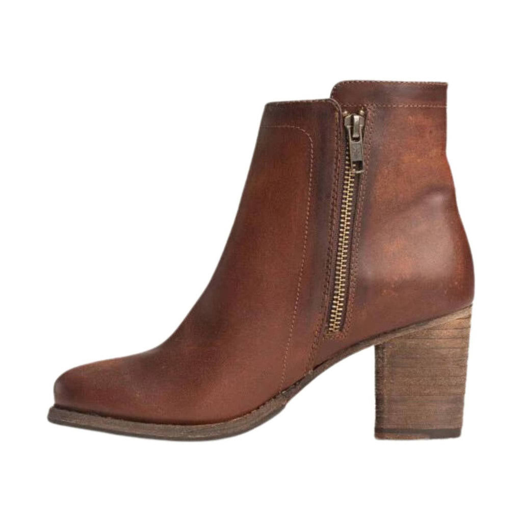 Frye Women's Addie Double Zip Bootie - Cognac - Lenny's Shoe & Apparel