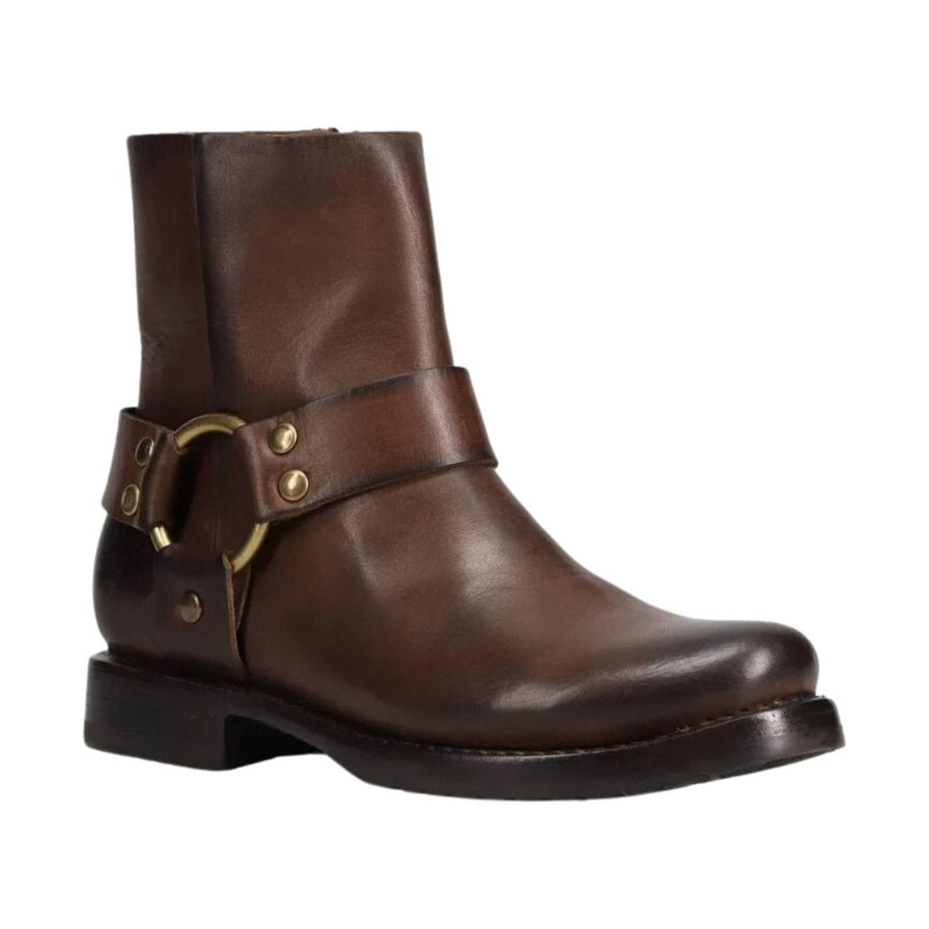 Frye Women's Veronica Harness Short Bootie - Chocolate - Lenny's Shoe & Apparel