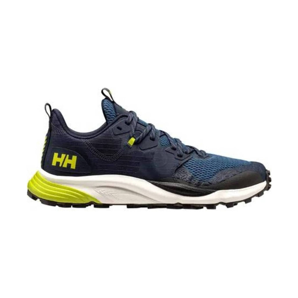 Helly Hansen Men's Falcon Trail Running Shoes - Saphire Navy/Sweet Lime - Lenny's Shoe & Apparel