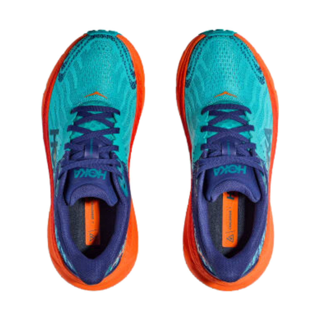 HOKA Men's Challenger 7 - Ceramic/Vibrant Orange - Lenny's Shoe & Apparel