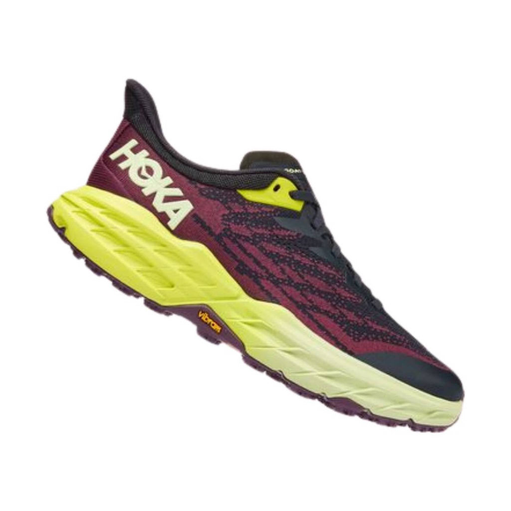 HOKA Women's Speedgoat 5 - Blue Graphite / Evening Primrose - Lenny's Shoe & Apparel