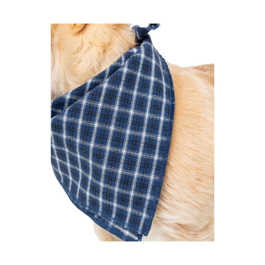 Insect Shield Trail Dog Bandana - Navy Blue - Lenny's Shoe & Apparel