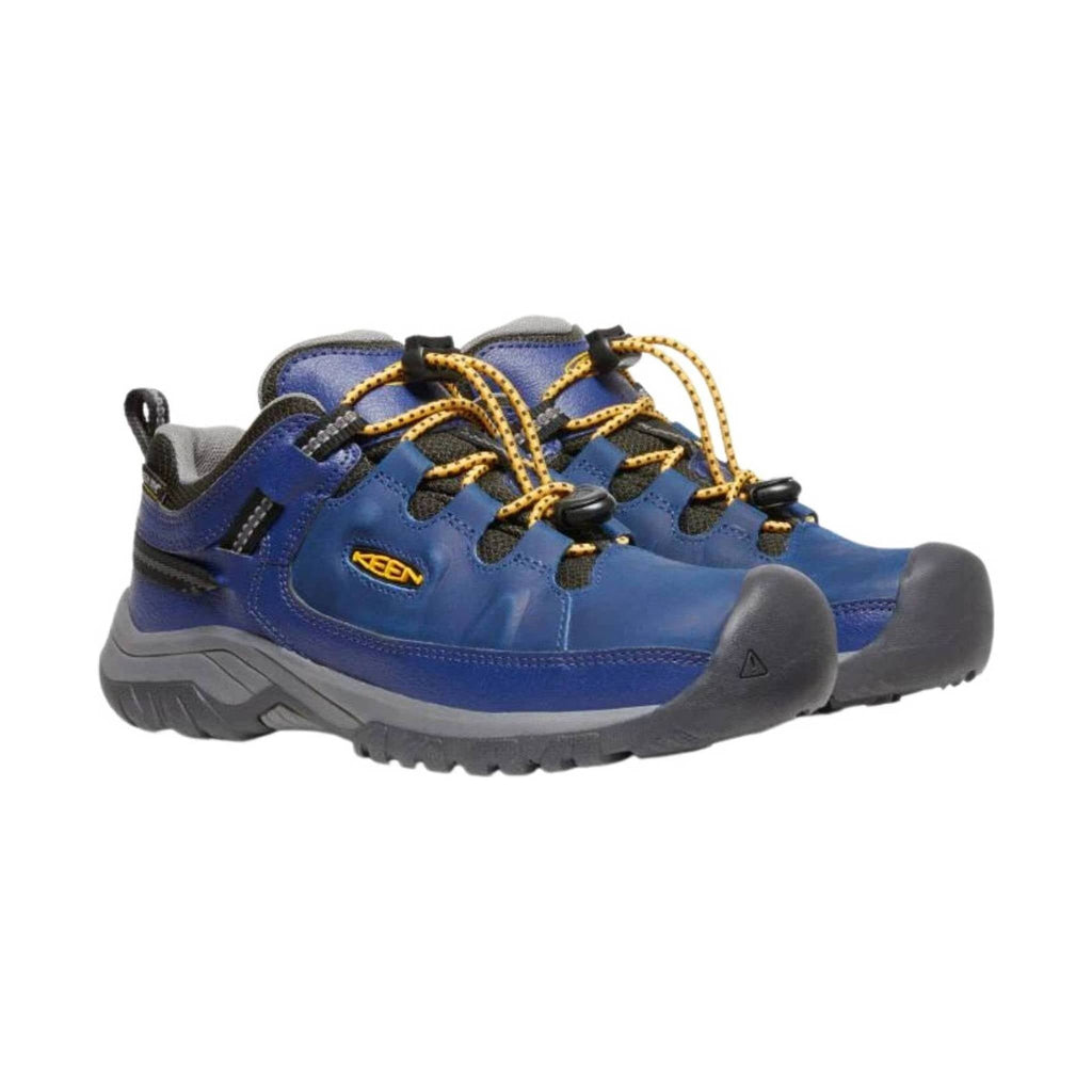 KEEN Big Kids' Targhee Low - Blue Forest - Lenny's Shoe & Apparel