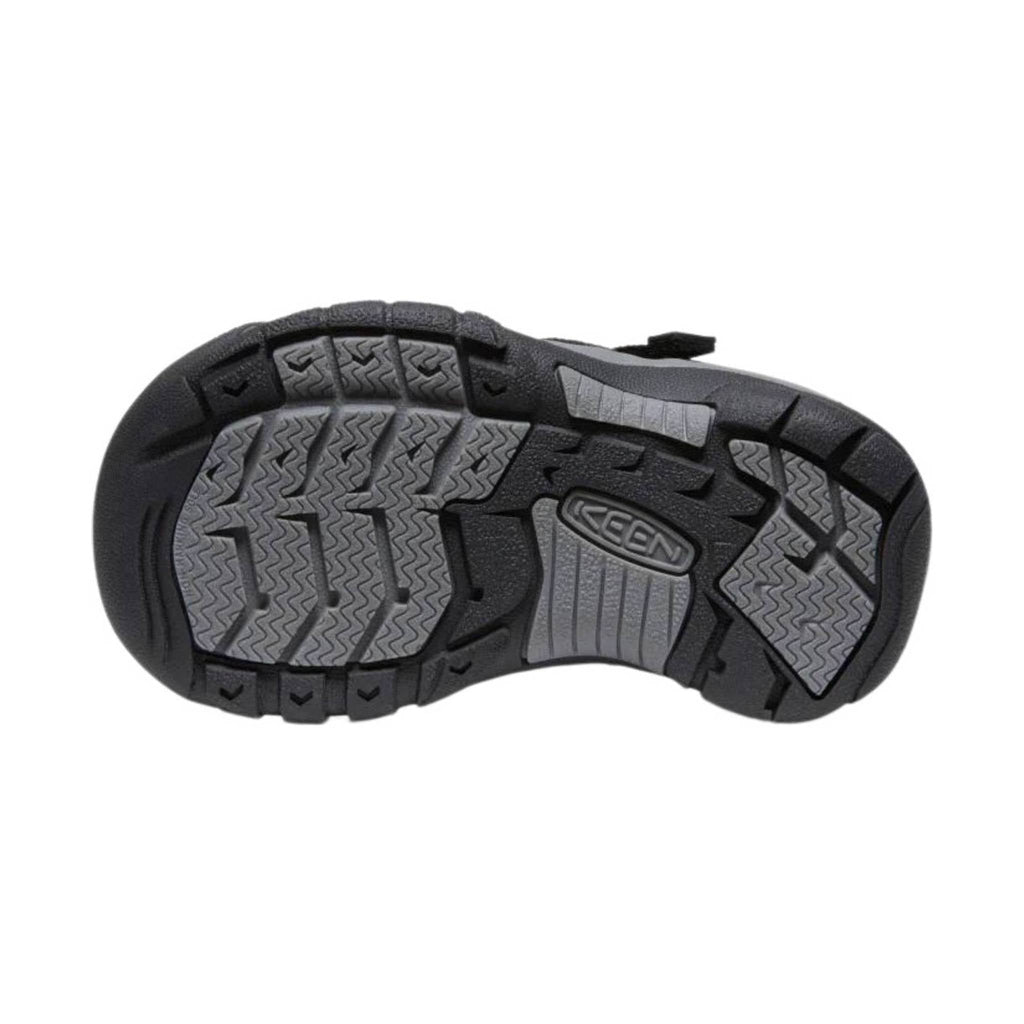 KEEN Little Kids' Newport H2 - Black/Keen Yellow - Lenny's Shoe & Apparel