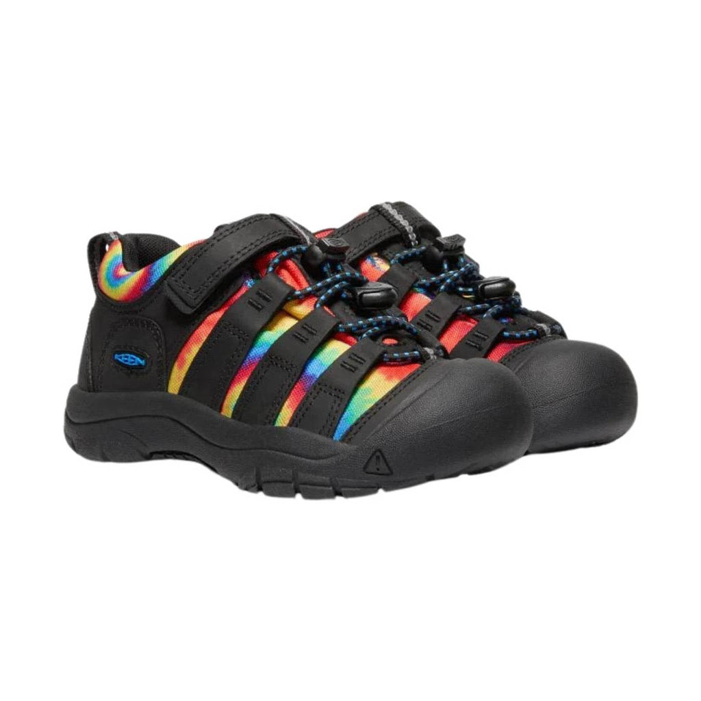 KEEN Little Kids' Newport Shoe - Black/Original Tie Dye - Lenny's Shoe & Apparel