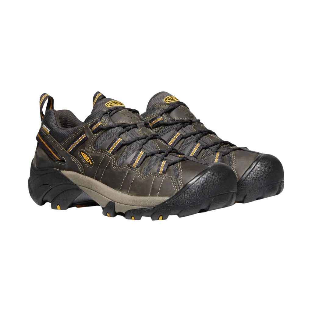 KEEN Men's Targhee II Waterproof Hiking Shoe - Raven/Tawny Olive - Lenny's Shoe & Apparel