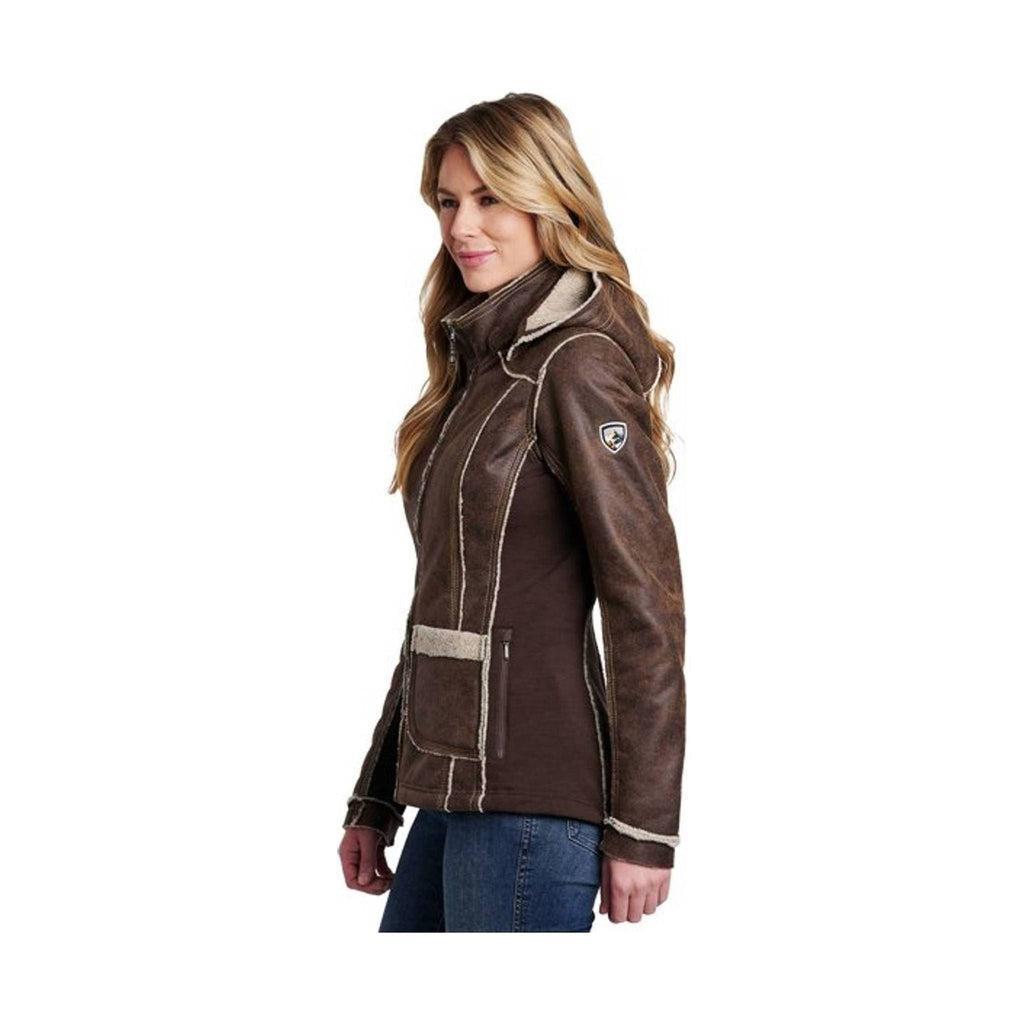 Kuhl Women's Dani Sherpa Jacket - Oak - Lenny's Shoe & Apparel