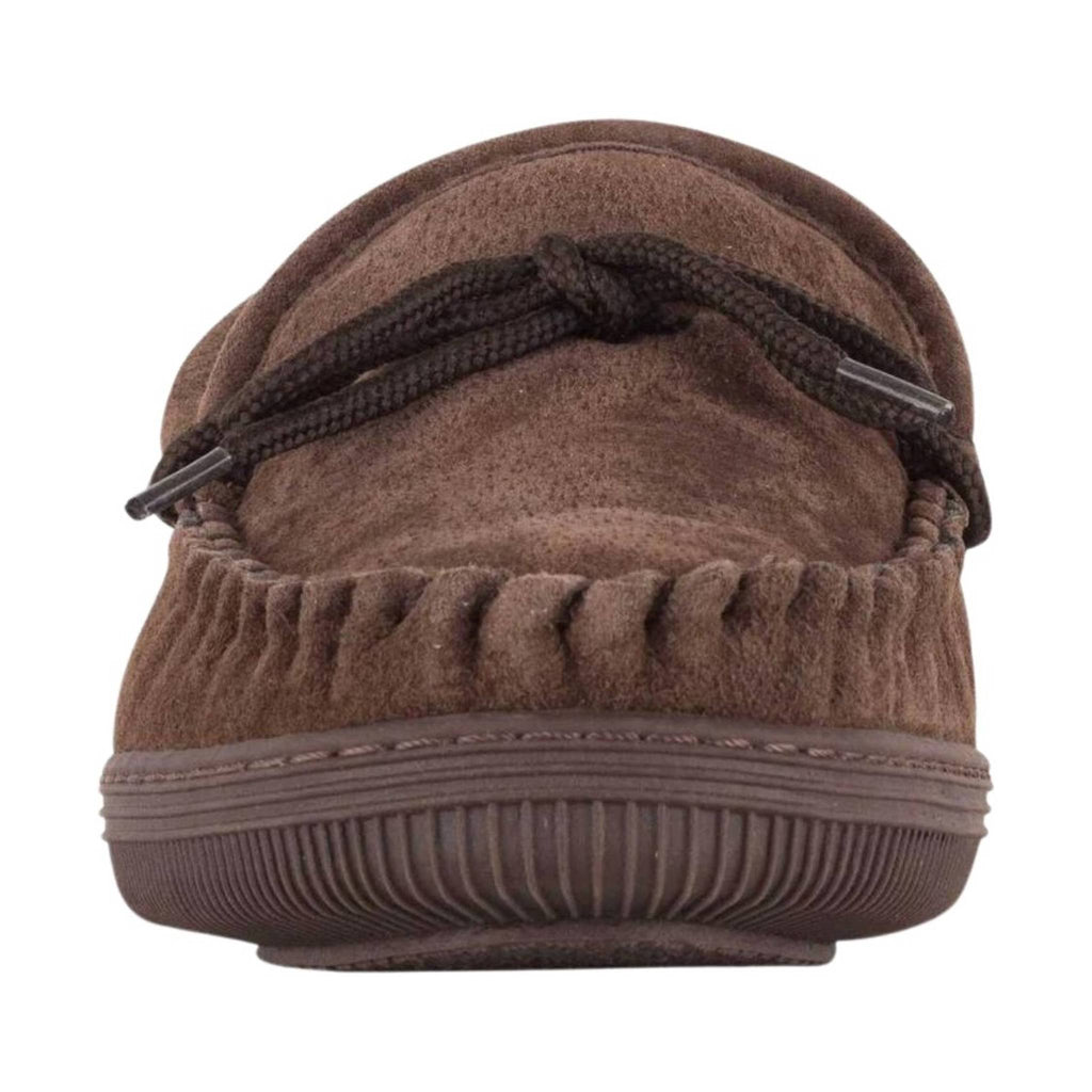 Lamo Men's Moccasin Slipper - Chocolate - Lenny's Shoe & Apparel