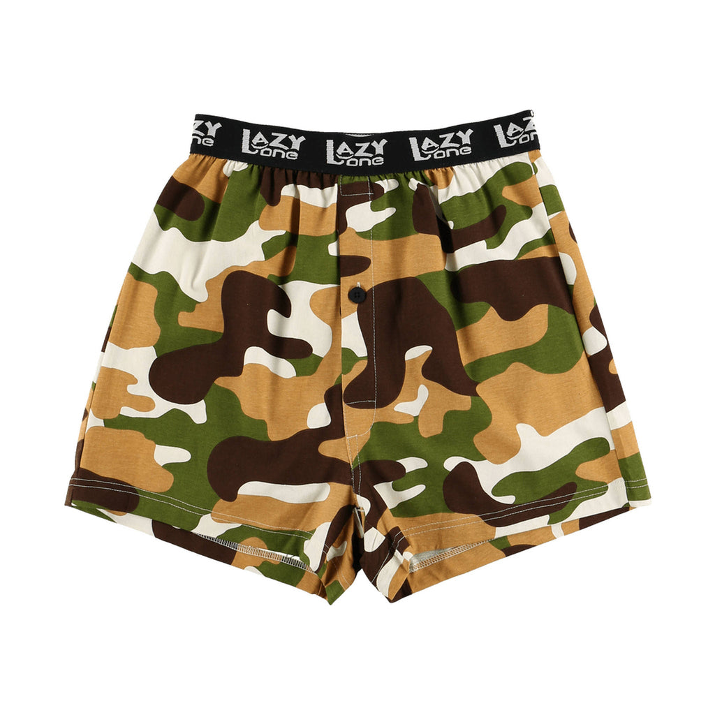 Lazy One Men's Buck Naked Boxer - Camo - Lenny's Shoe & Apparel