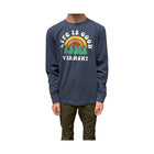 Life Is Good Men's Vermont Exclusive Long Sleeve Rainbow Pines - Dark Blue - Lenny's Shoe & Apparel