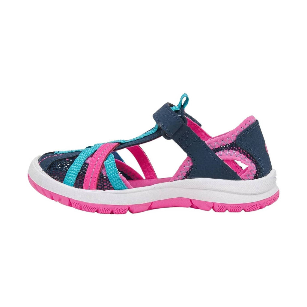 Merrell Kids' Dragonfly Sandal - Navy/ Turquoise/ Pink - Lenny's Shoe & Apparel