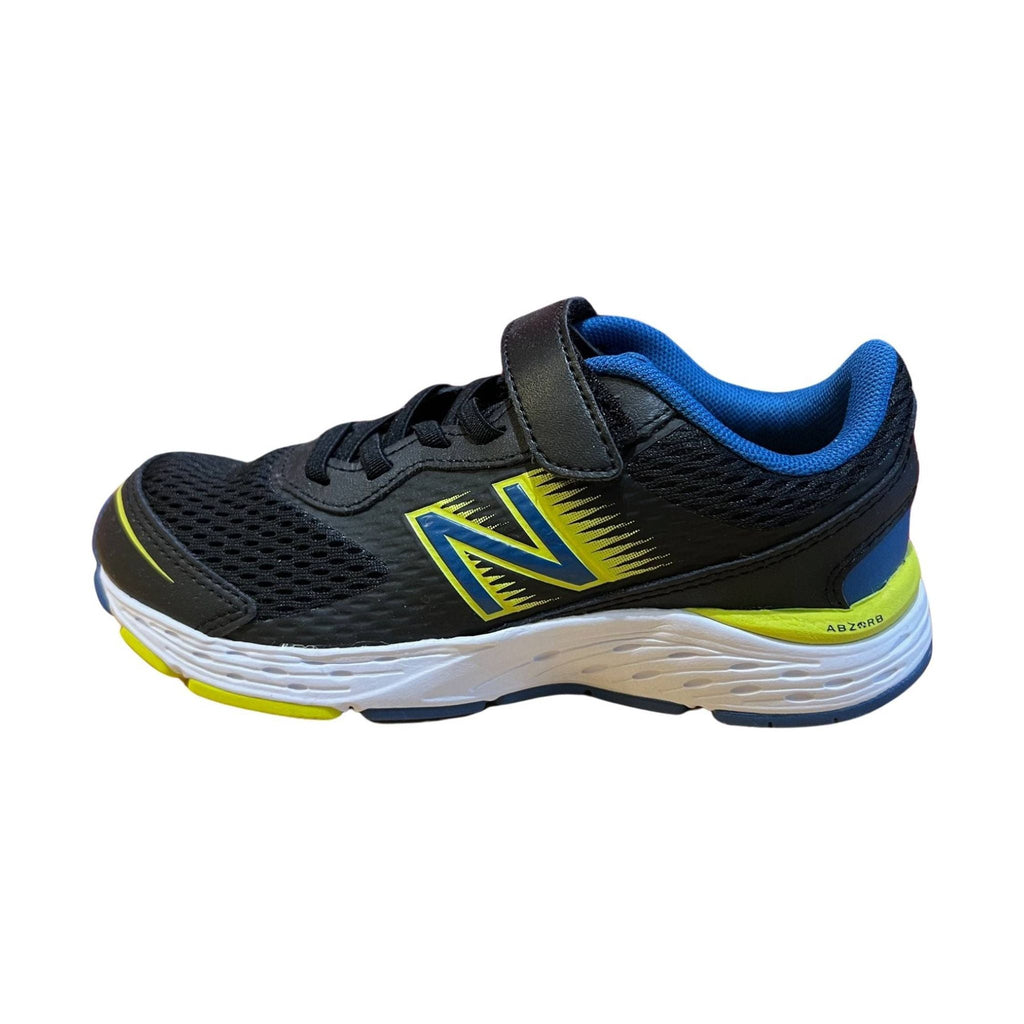 New Balance Kids' 680v6 - Black/Green/Blue - Lenny's Shoe & Apparel