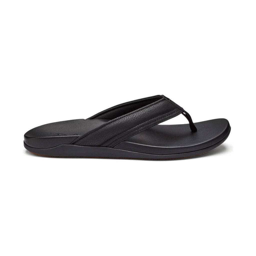 Olukai Men's Maha Flip Flop - Black - Lenny's Shoe & Apparel