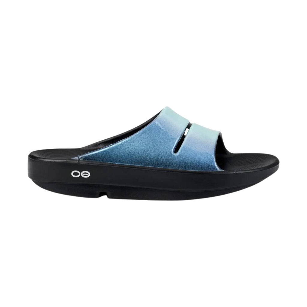 OOfos Women's OOahh Luxe Slide - Atlantis - Lenny's Shoe & Apparel