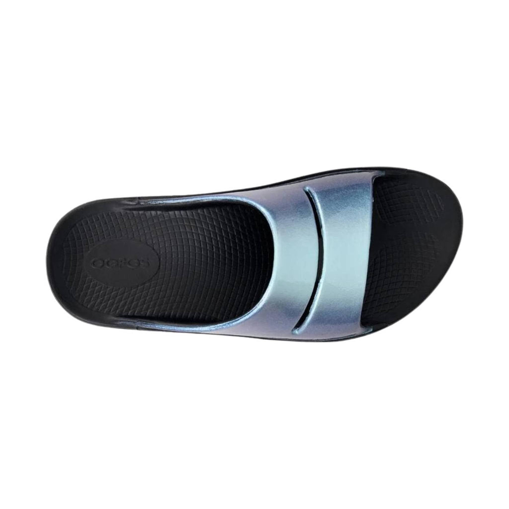 OOfos Women's OOahh Luxe Slide - Atlantis - Lenny's Shoe & Apparel