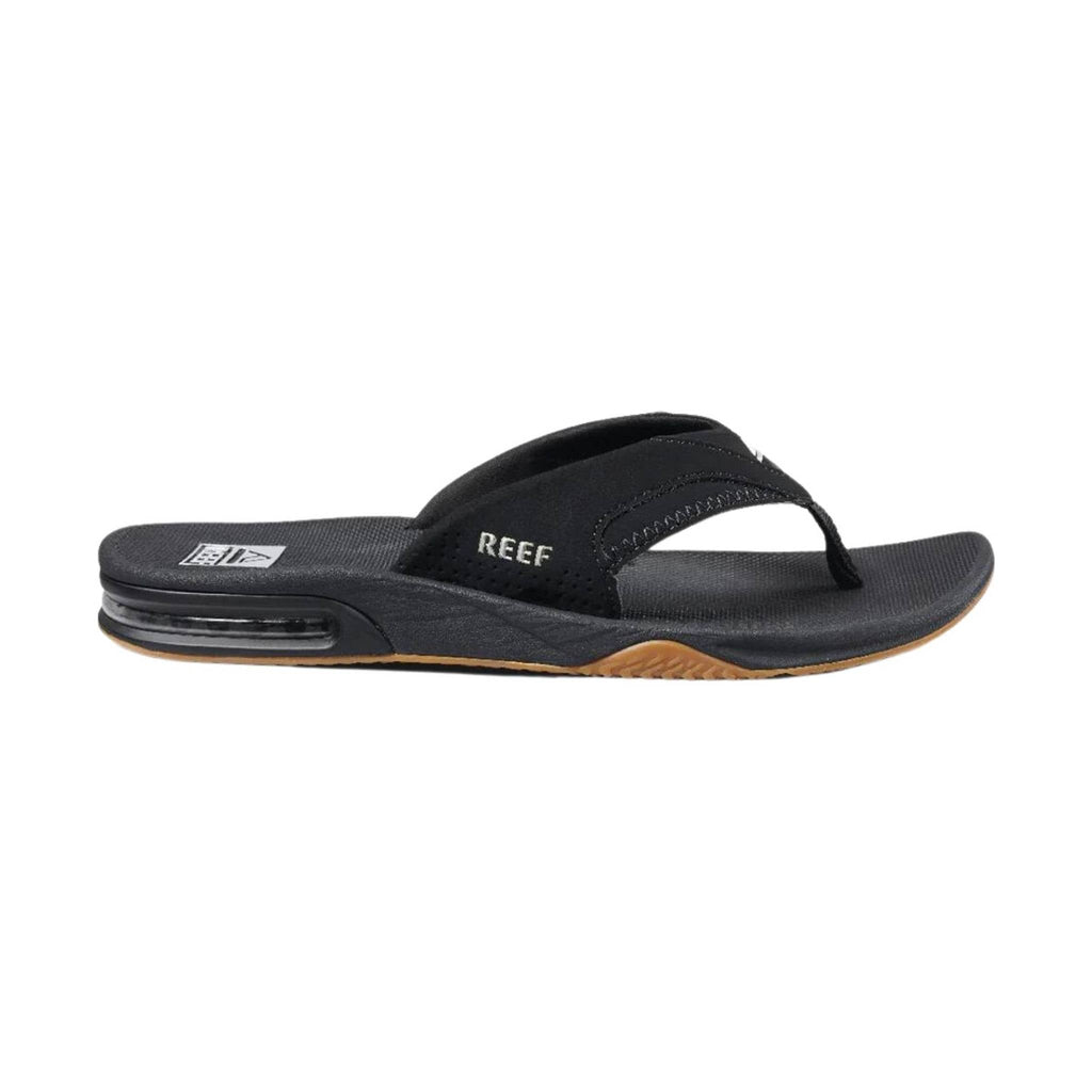 Reef Men's Fanning Flip Flop - Black - Lenny's Shoe & Apparel