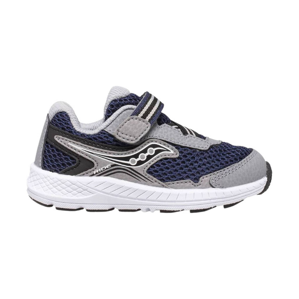 Saucony Kids' Ride 10 Jr Shoe - Navy/Grey - Lenny's Shoe & Apparel