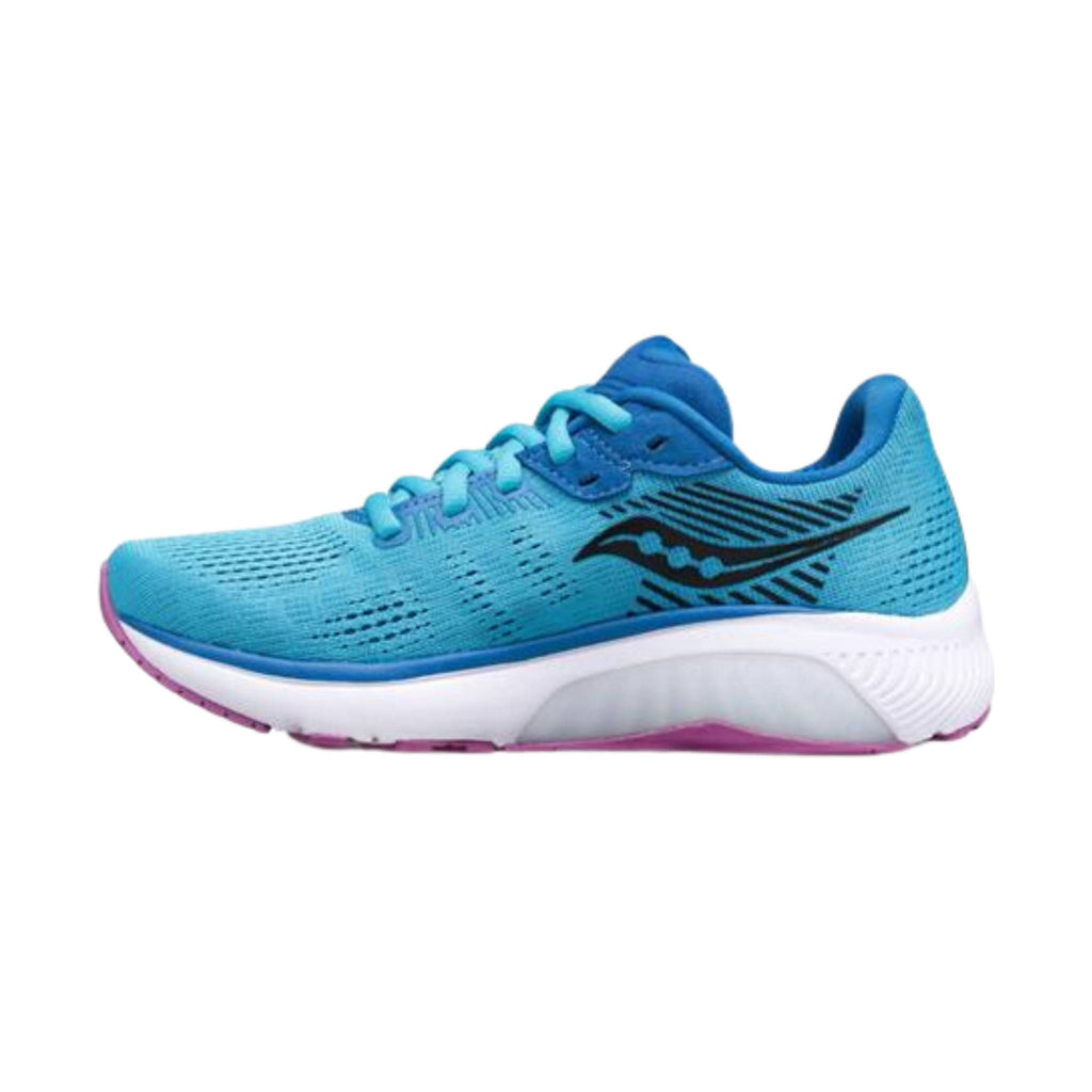 Saucony Women's Guide 14 Running Shoes - Blue Blaze/Berry - Lenny's Shoe & Apparel