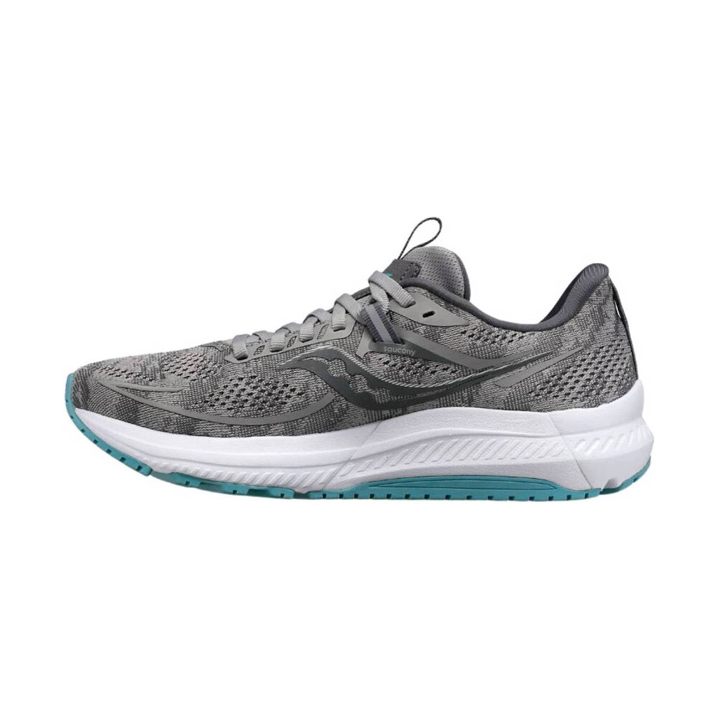 Saucony Women's Omni 21 Running Shoe - Alloy/Rainfall - Lenny's Shoe & Apparel