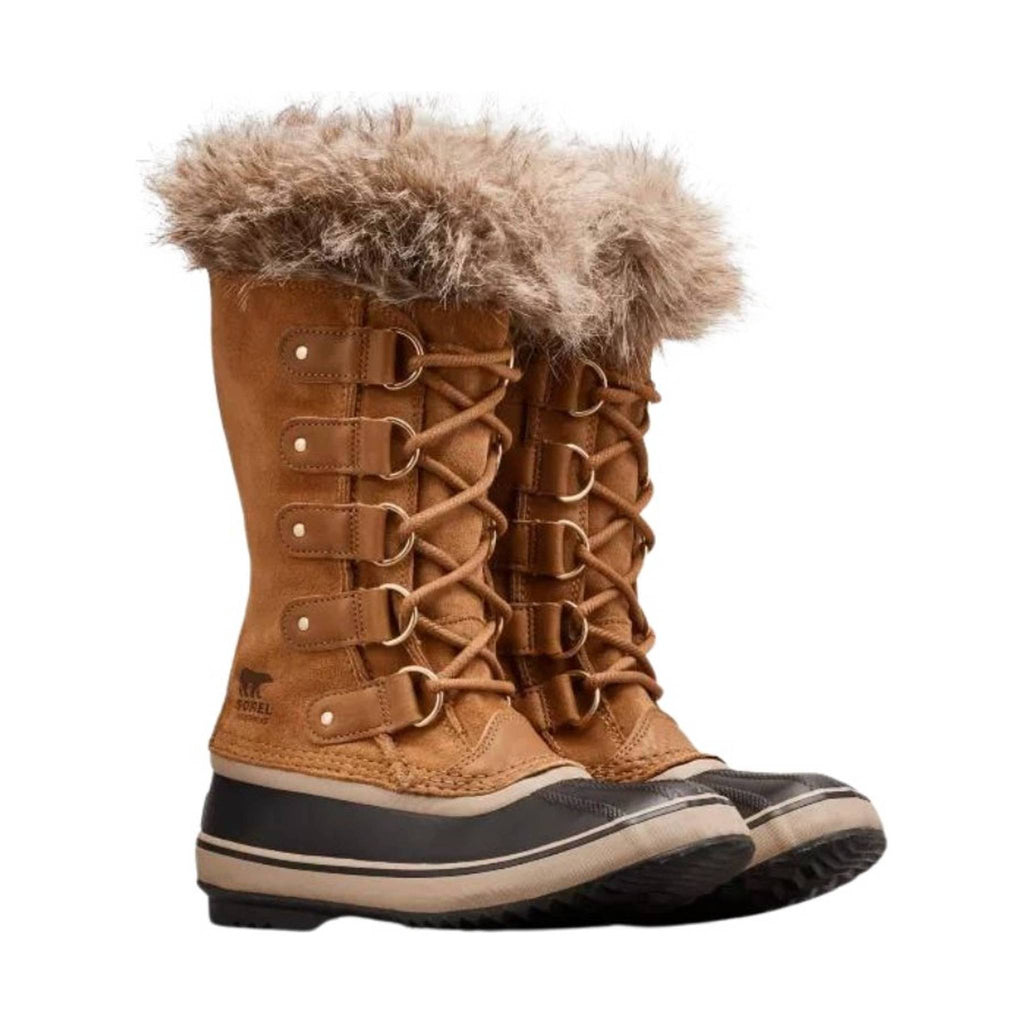 Sorel Women's Joan of Arctic Boots- Camel Brown/Black - Lenny's Shoe & Apparel