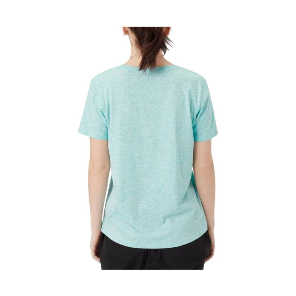 Tasc Women's All Day V-Neck Top - Joyful Blue Heather - Lenny's Shoe & Apparel