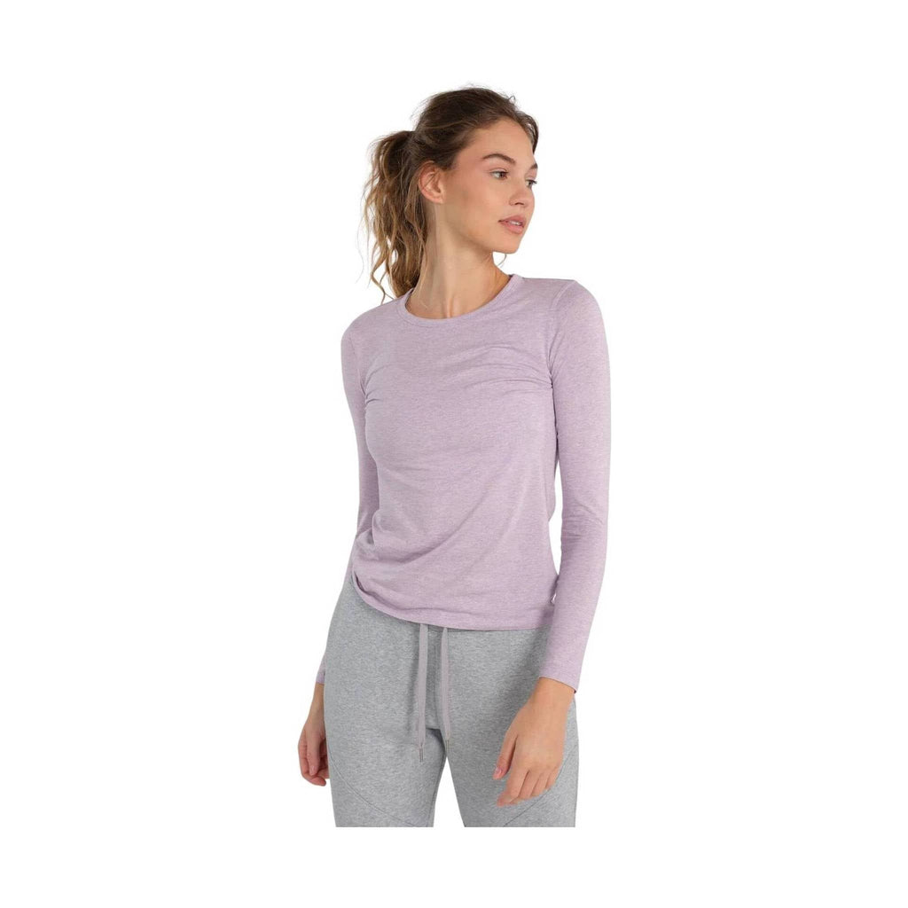 Tasc Women's Nola Long Sleeve Shirt - Digital Purple Heather - Lenny's Shoe & Apparel