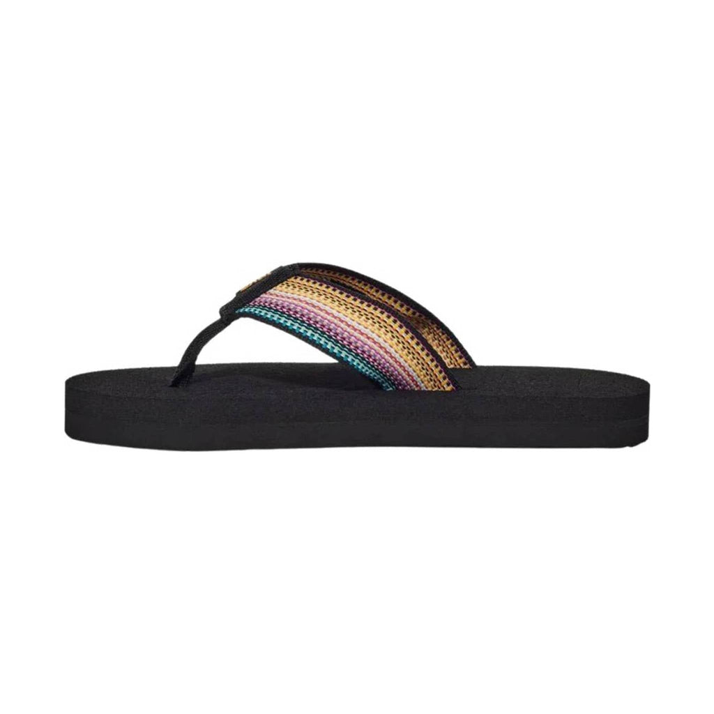 Teva Big Kids' Mush II Flip Flop - Antiguous Black Multi - Lenny's Shoe & Apparel