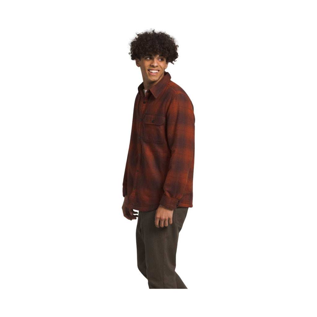 The North Face Men's Campshire Shirt - Brandy Brown Medium Half Dome Shadow Plaid - Lenny's Shoe & Apparel