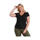 Toad & Co. Women's Rose Short Sleeve Tee - Black - Lenny's Shoe & Apparel