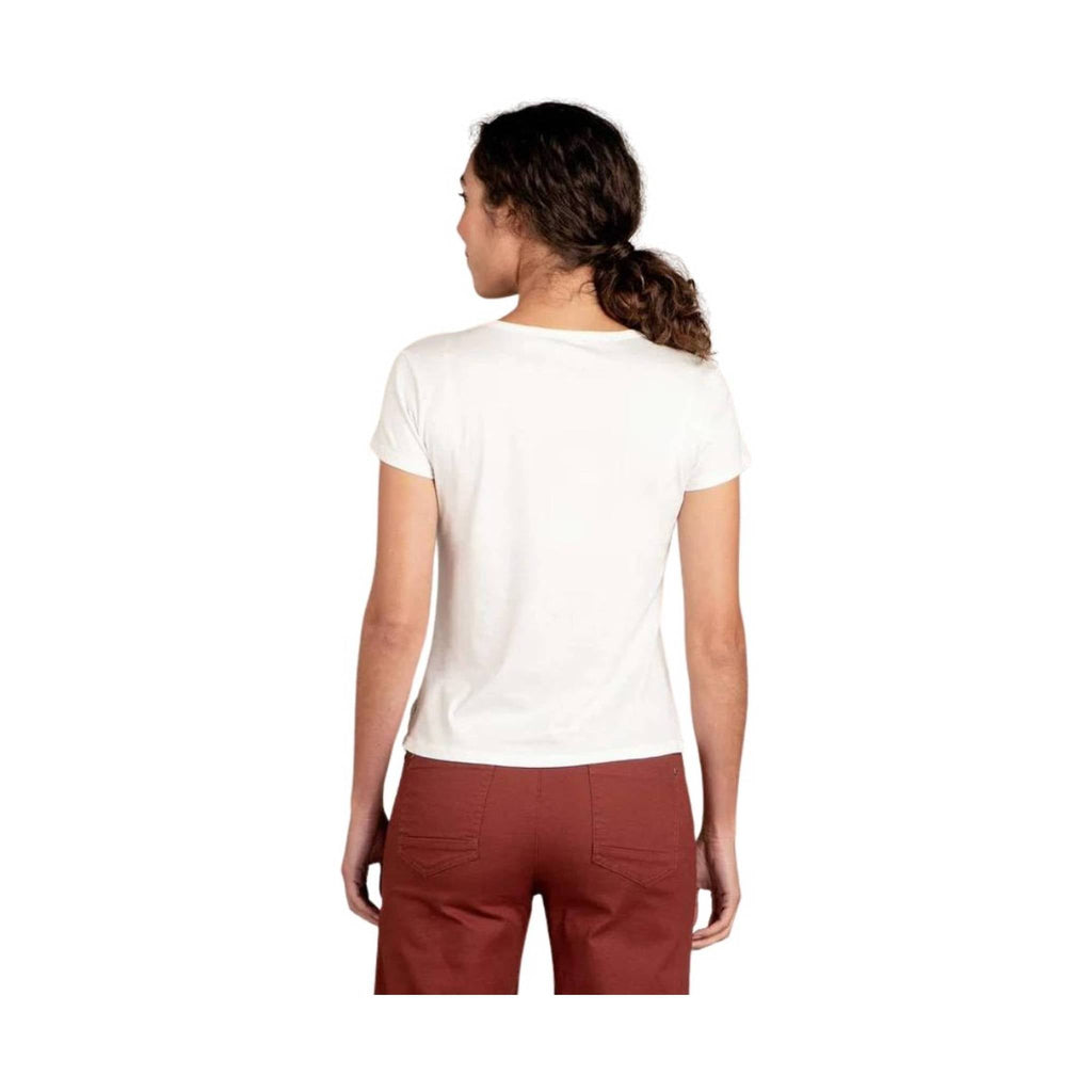 Toad & Co. Women's Rose Short Sleeve Tee - Egret - Lenny's Shoe & Apparel