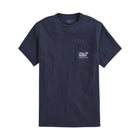 Vineyard Vines Men's Flag Whale Short Sleeve Pocket Tee - Navy - Lenny's Shoe & Apparel