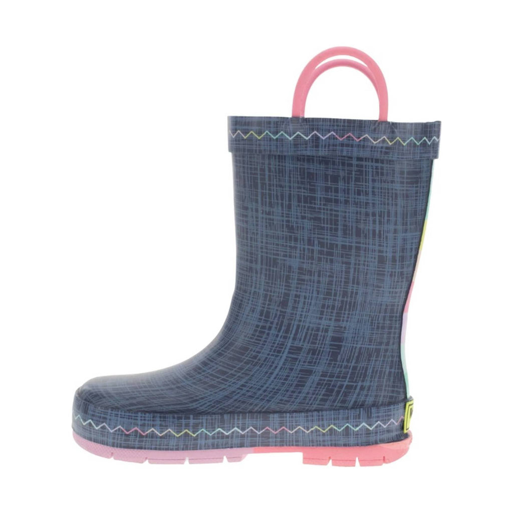 Western Chief Kids' Jean Patch Rain Boot - Blue - Lenny's Shoe & Apparel