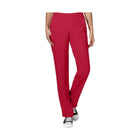 WonderWink Women's Flat Front Cargo Scrub Pant - Red - Lenny's Shoe & Apparel