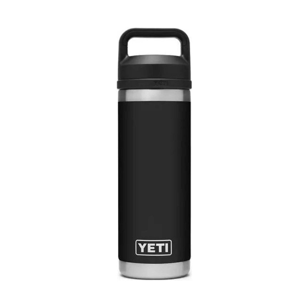 YETI Rambler 18 oz Bottle w/ Chug Cap - Black - Lenny's Shoe & Apparel